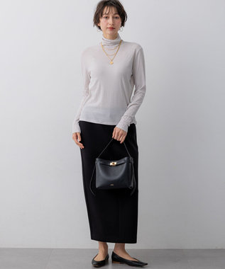 23区 【先行予約】シアーフライス レイヤード タートル カットソー ベージュ系