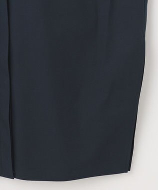 #Newans 【セレモニーにも】パールボタンビッグシャツ ネイビー系