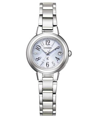 CITIZEN 【xC】エコ・ドライブ電波時計 ES9430-54B 日付・秒針あり 判読しやすいアラビア数字 シルバー