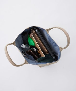 J.PRESS LADIES 【リバーシブル】ナイロン トート ベージュ系