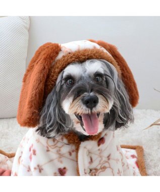 PET PARADISE ディズニー わんわん物語 レディ 着る毛布 小型犬 ホワイト×ブラウン