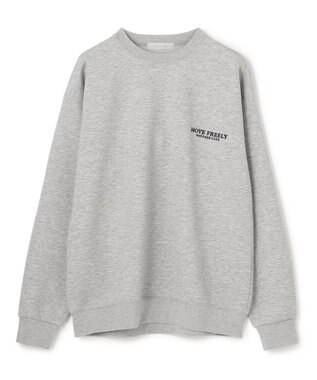 UNFILO MENS 【男女兼用】BEAUTY FORM JERSEY ロゴ クルー グレー