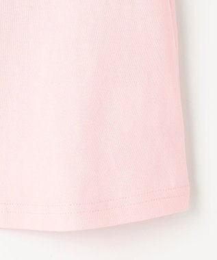 ANY KIDS フラワー 刺繍 Tシャツ ピンク