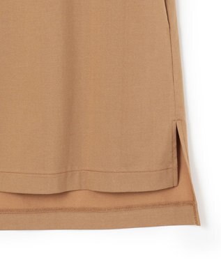 23区 L 【洗える】タックディテールプルオーバー ギャザー カットソー キャメル系