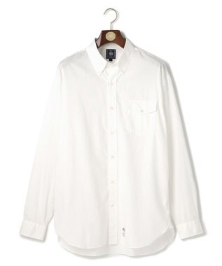 J.PRESS MEN 【J.PRESS ORIGINALS】【UNISEX】Cotton Broad Cloth B.D. Shirt / Baggy-Fit ホワイト系