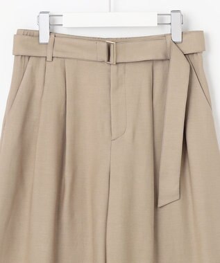 自由区 【XSサイズ～/洗える/セット可】キュプラリネンシャンタン ショートパンツ ベージュ系