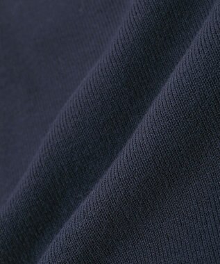 earth music&ecology ダブルジップロゴニットプルオーバー Navy