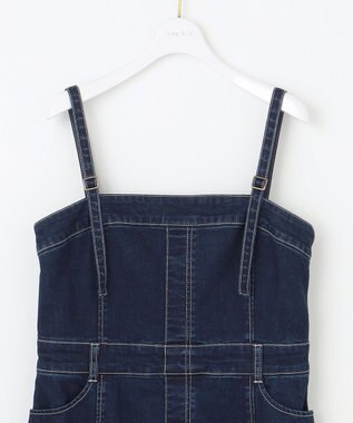 ANY SIS 【洗える】ストレッチライトデニム ワンピース インディゴ