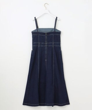 ANY SIS 【洗える】ストレッチライトデニム ワンピース インディゴ