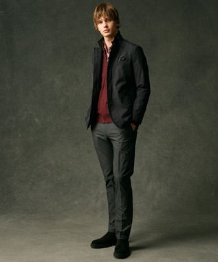 JOSEPH ABBOUD 【ストレッチ/パウダータッチ/JAPANファブリック】アーティローザストレッチジャケット ブラック系