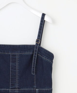 ANY SIS 【洗える】ストレッチライトデニム ワンピース インディゴ