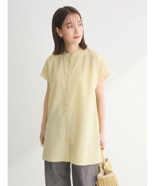 Green Parks 接触冷感　比翼ボタンチュニック