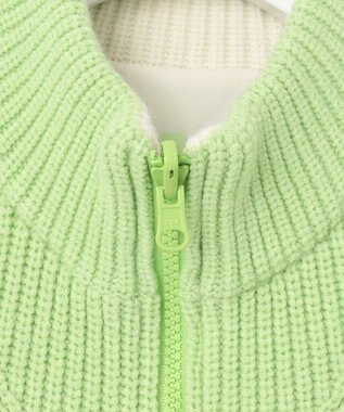 23区GOLF 【WOMEN】 【リバーシブル 】ニット アウター ライトグリーン系