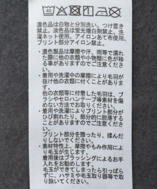 Green Parks 裏起毛ルーズサイズロゴプルオーバー Charcoal Gray