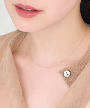 Phoebe 【K10】シャインリンクグルメッタチェーンネックレス/全長:37cm+3cm ゴールド