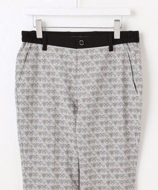 23区GOLF 【MEN】エンブレムジャガードパンツ ライトグレー系5