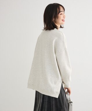 Green Parks 裏起毛ルーズサイズロゴプルオーバー Oatmeal