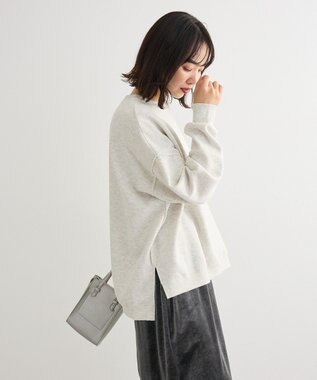 Green Parks 裏起毛ルーズサイズロゴプルオーバー Oatmeal