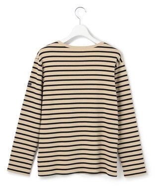 23区 L Armor-lux スムース カットソー ベージュ×ブラックボーダー