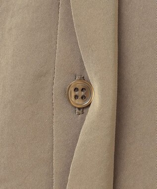 ICB L 【ASUMI・MANAMIコラボ 丈が選べる】ハシゴレースシャツワンピース カーキ系