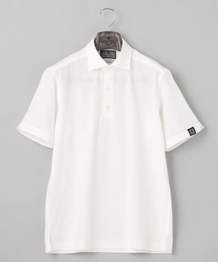GOTAIRIKU 2年連続売上NO1【仕事で着られる】キレイめ 鹿の子ビズポロシャツ ホワイト系