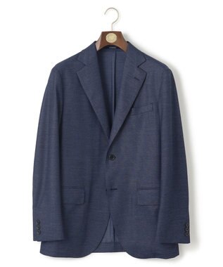 J.PRESS MEN プールに浮いているような快適な着心地【ストレッチ / 洗える / 吸水速乾/ 接触冷感】【J.PRESS-POOL WOOL】ジャージーセットアップ ジャケット ネイビー系