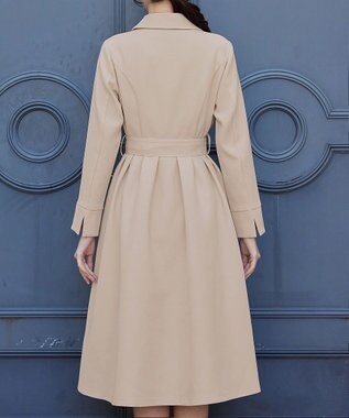 Tiaclasse L 【新色追加】ステンカラードレスコート ライトベージュ