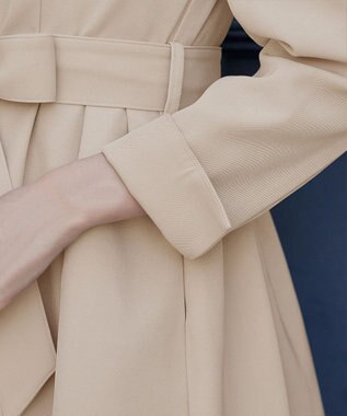 Tiaclasse L 【新色追加】ステンカラードレスコート ライトベージュ