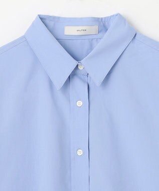 ANY 【UVカット/抗菌防臭/速乾】エニィファンクション　カシュクールシャツ ライトブルー