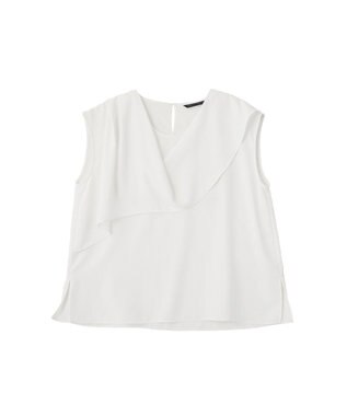 YECCA VECCA ドレープブラウス Off White
