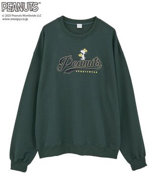 Green Parks ■PEANUTS ベースボールスウェット Green