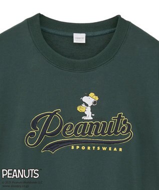 Green Parks ■PEANUTS ベースボールスウェット Green