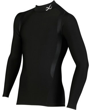 CW-X 【MEN】 CW-X メンズ 機能性トップス 【JYURYU TOP】 長袖 肩が動かしやすくなる 運動時の疲労を軽減 ゴルフ 球技 マラソン 保温(本体) JAO789 /ワコール ブラック