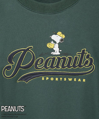 Green Parks ■PEANUTS ベースボールスウェット Green