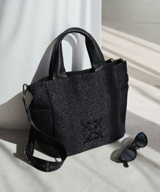 russet ナイロンラフィア2WAYトートバッグ(CE-1711)