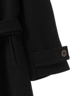 earth music&ecology 2WAYカラーロングコート ブラック