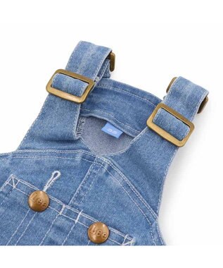 PET PARADISE Ｌｅｅ ペイント デニム オーバーオール 小型犬 ライトインディゴブルー