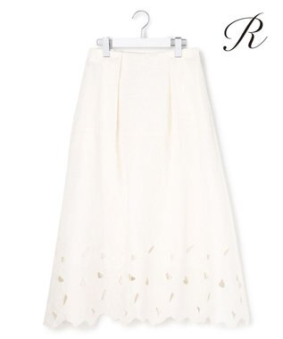 23区 【R(アール)】クラフトカットレース フレアスカート