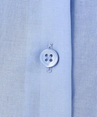 BEIGE， 【洗える】PLUMERIA / コットンシアーバックボウタイブラウス Sax