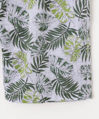 JOSEPH ABBOUD MOUNTAIN 【SPACE／UNISEX】リーフプリント イージーショートパンツ カーキ系5