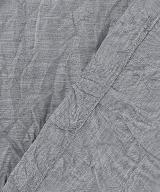 JOSEPH HOMME 【新素材】ランダムプリーツワッシャー　レギュラーカラー半袖シャツ ライトグレー系