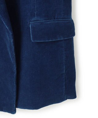 BEIGE， 【FUDGE 10月号掲載】BANGS / コットンコーデュロイテーラードジャケット Indigo