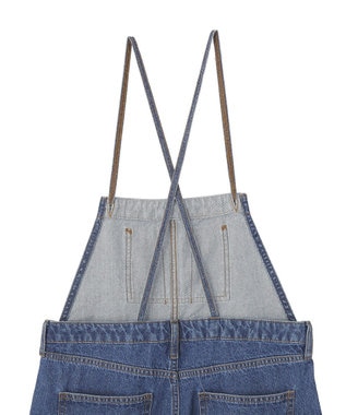 AMERICAN HOLIC ミドルオンスデニムサロペット Light Indigo