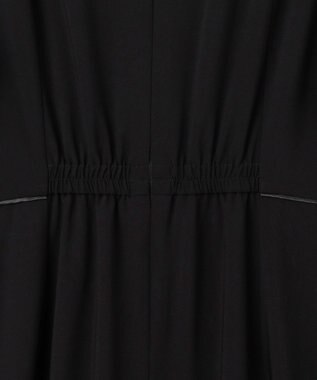 ANY SIS S 【洗える】セレモニーダブルクロス ワンピース ブラック
