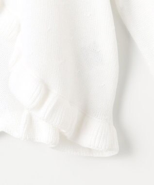 ANY KIDS ニットカーディガン オフホワイト