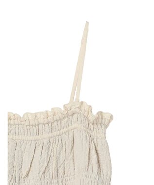 earth music&ecology ２ｗａｙシャーリングキャミワンピース Ivory