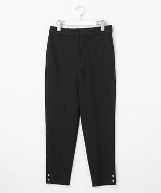 J.PRESS LADIES 【洗える】コンジュンク トリコットツイル パンツ ブラック系