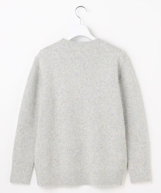 J.PRESS LADIES MIX COLOR クルーネック ニット サックスミックス系