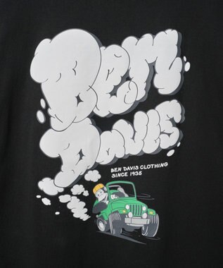 WEGO 別注ベンデイビスバックモチーフロゴLT ブラック