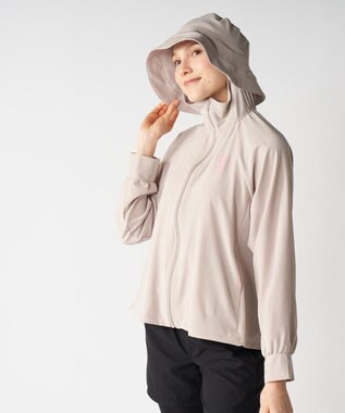 OP／FILA 【marie claire SPORT】帽子付きUVジャケット ベージュ